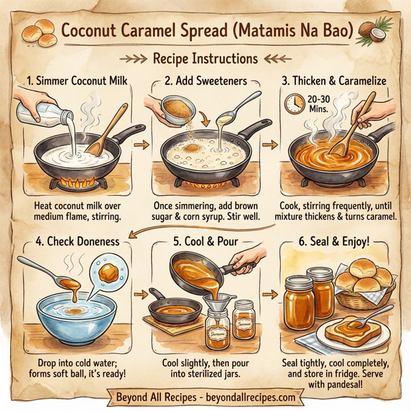 Coconut Caramel Spread (Matamis Na Bao) instructions