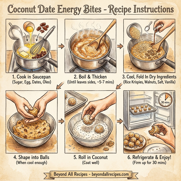 Coconut Date Energy Bites instructions