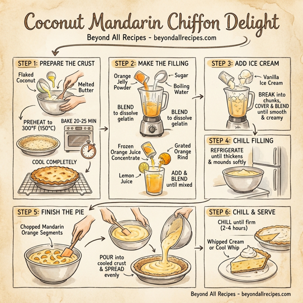 Coconut Mandarin Chiffon Delight instructions