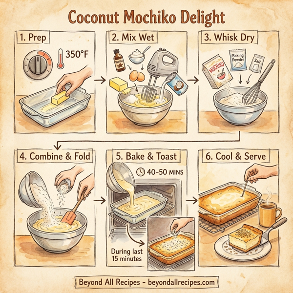Coconut Mochiko Delight instructions