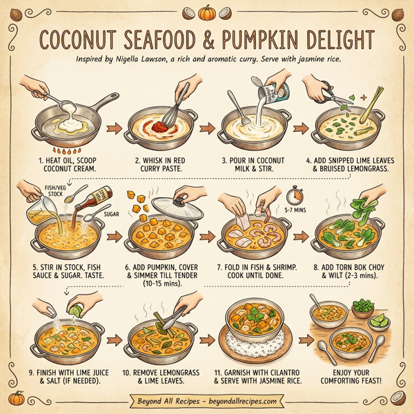 Coconut Seafood & Pumpkin Delight instructions
