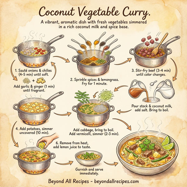 Coconut Vegetable Curry instructions