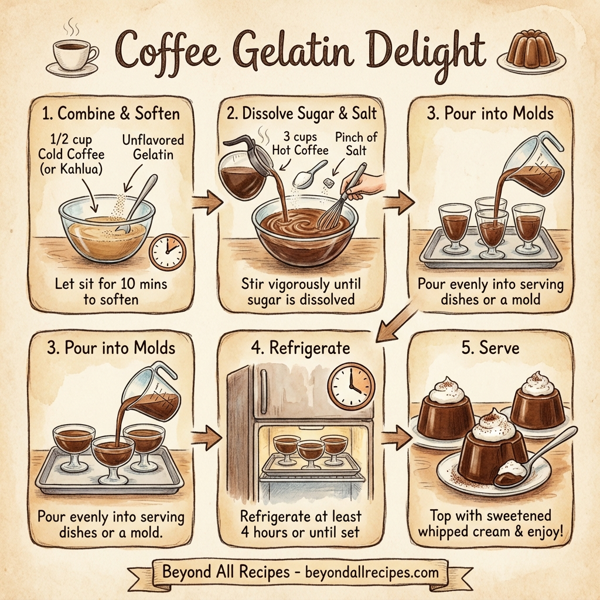 Coffee Gelatin Delight instructions
