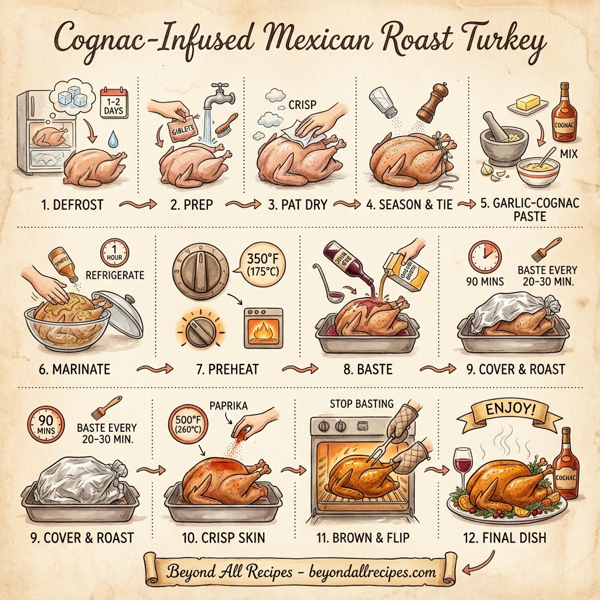 Cognac-Infused Mexican Roast Turkey instructions