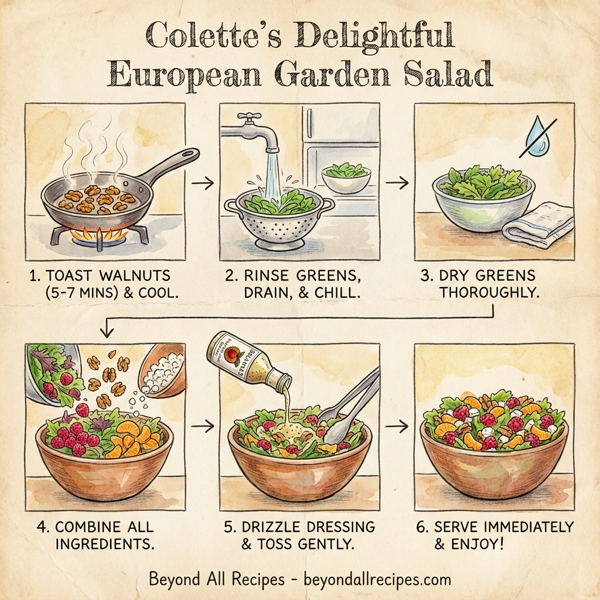 Colette's Delightful European Garden Salad instructions