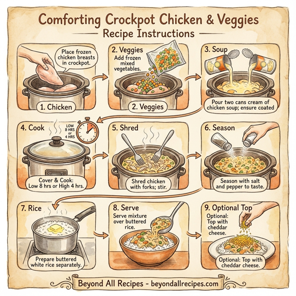 Comforting Crockpot Chicken and Veggies instructions