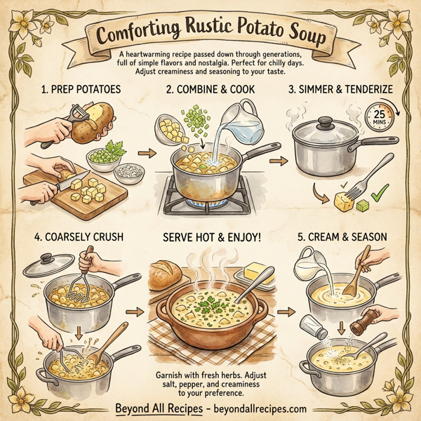 Comforting Rustic Potato Soup instructions