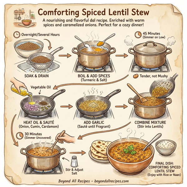 Comforting Spiced Lentil Stew instructions
