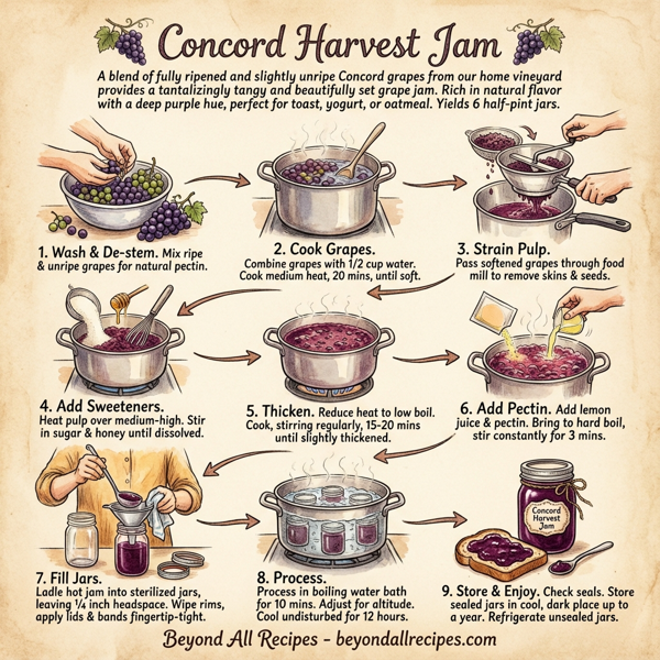 Concord Harvest Jam instructions