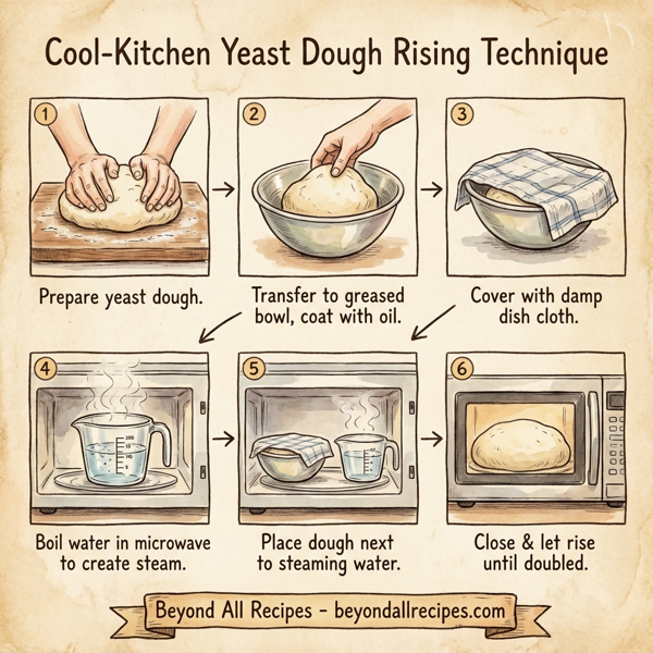Cool-Kitchen Yeast Dough Rising Technique instructions