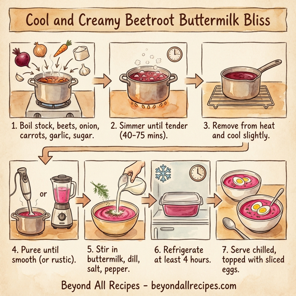 Cool and Creamy Beetroot Buttermilk Bliss instructions