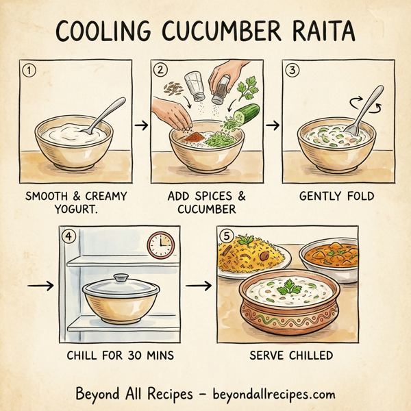 Cooling Cucumber Raita instructions