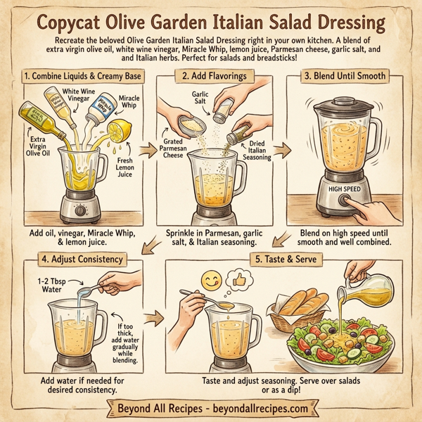 Copycat Olive Garden Italian Salad Dressing instructions