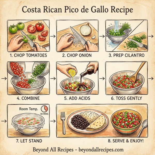 Costa Rican Pico de Gallo instructions