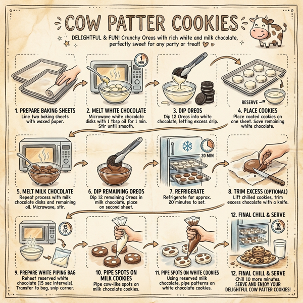Cow Patter Cookies instructions