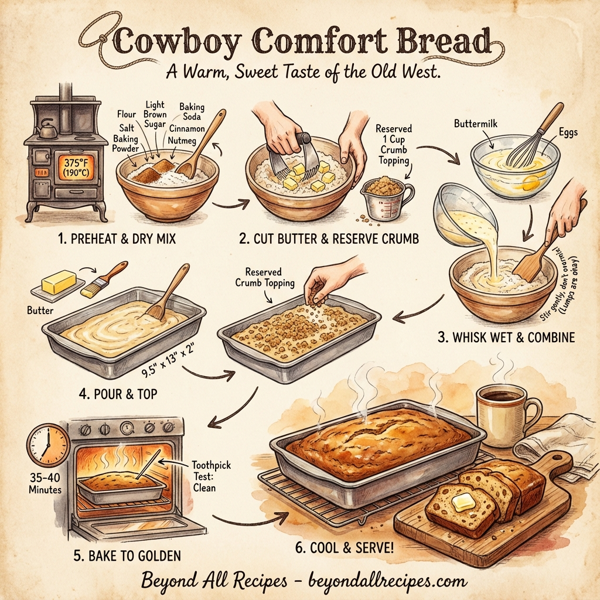 Cowboy Comfort Bread instructions