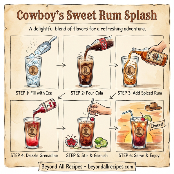 Cowboy's Sweet Rum Splash instructions