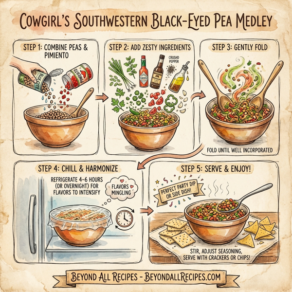 Cowgirl's Southwestern Black-Eyed Pea Medley instructions