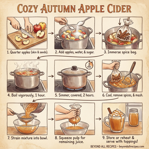 Cozy Autumn Apple Cider instructions