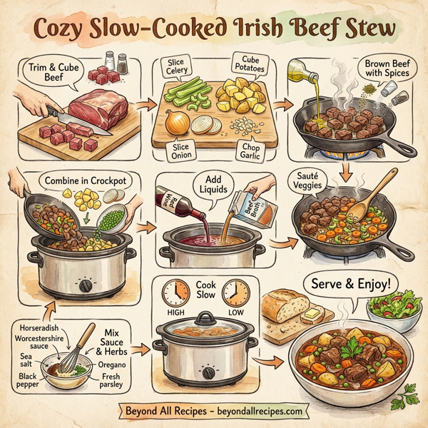 Cozy Slow-Cooked Irish Beef Stew instructions