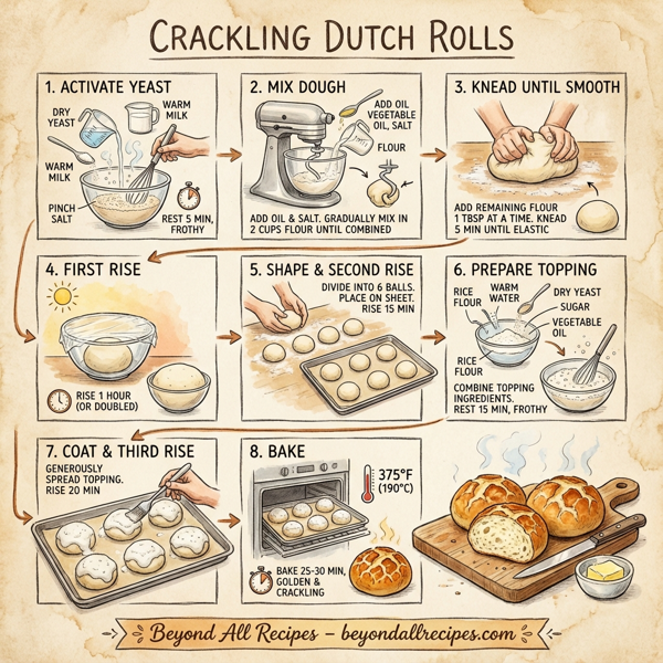 Crackling Dutch Rolls instructions