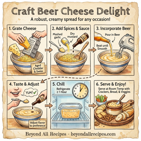 Craft Beer Cheese Delight instructions