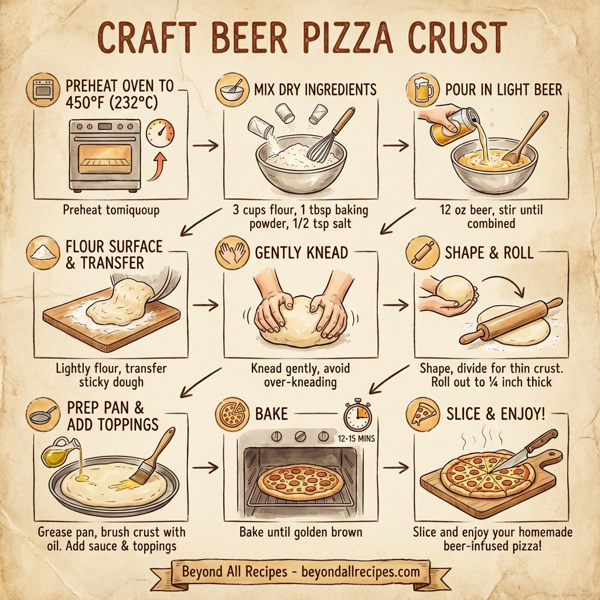 Craft Beer Pizza Crust instructions