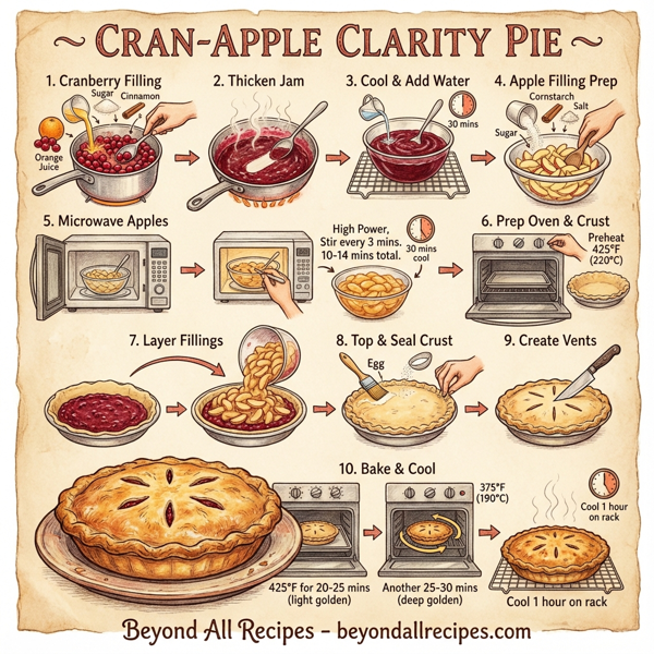Cran-Apple Clarity Pie instructions