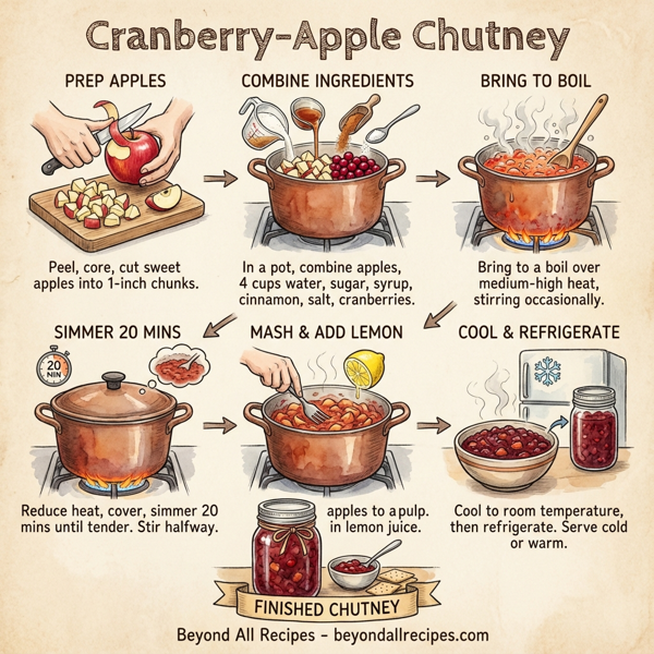 Cranberry-Apple Chutney instructions
