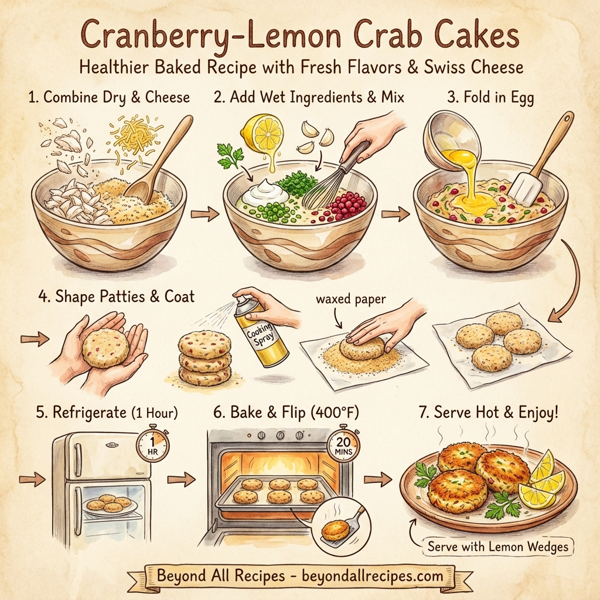 Cranberry-Lemon Crab Cakes instructions