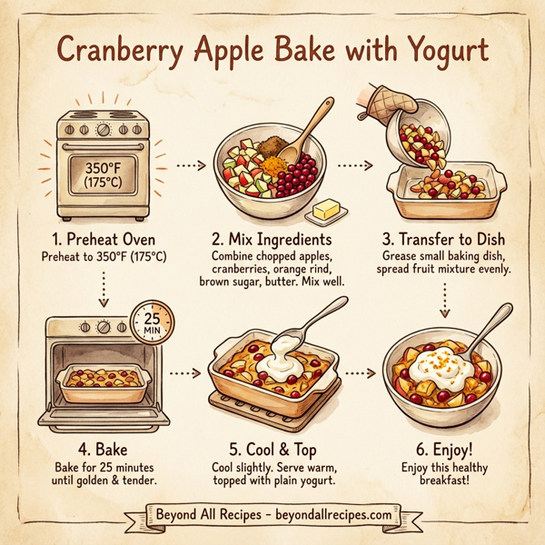 Cranberry Apple Bake with Yogurt instructions