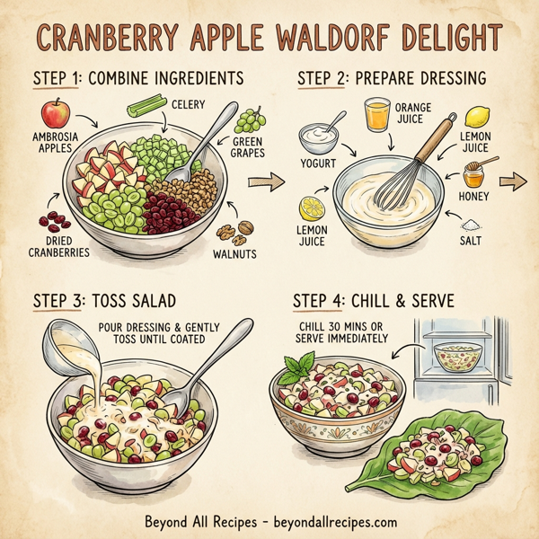 Cranberry Apple Waldorf Delight instructions