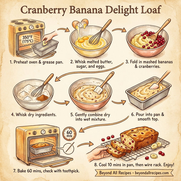 Cranberry Banana Delight Loaf instructions