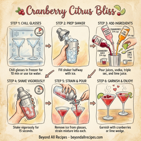 Cranberry Citrus Bliss instructions