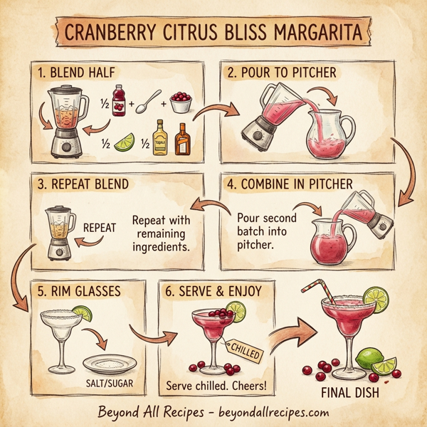 Cranberry Citrus Bliss Margarita instructions