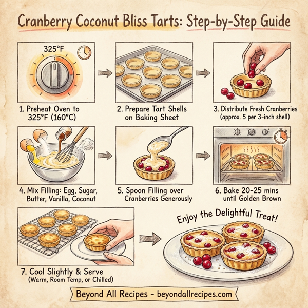 Cranberry Coconut Bliss Tarts instructions