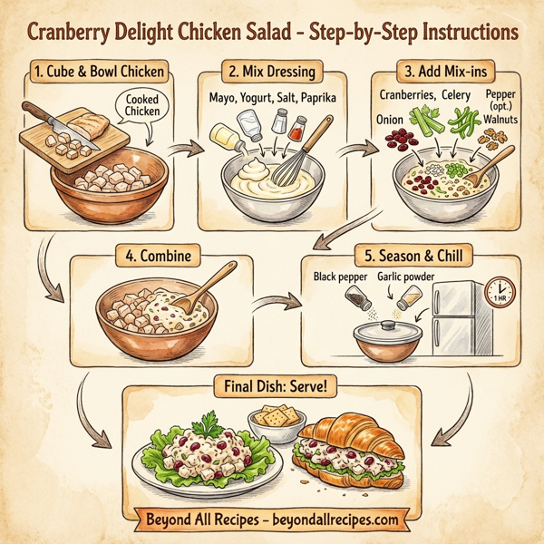 Cranberry Delight Chicken Salad instructions