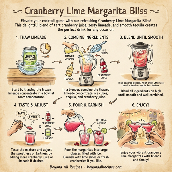Cranberry Lime Margarita Bliss instructions