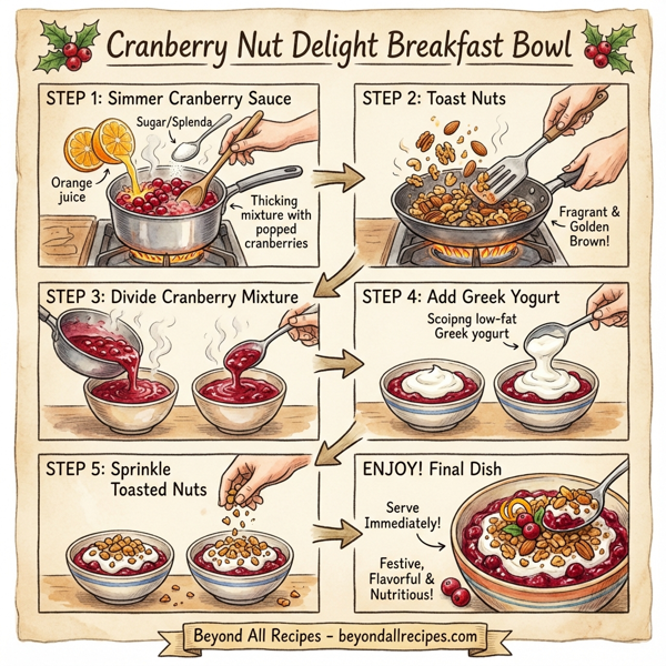 Cranberry Nut Delight Breakfast Bowl instructions