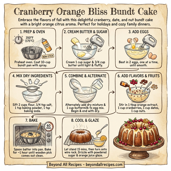 Cranberry Orange Bliss Bundt Cake instructions