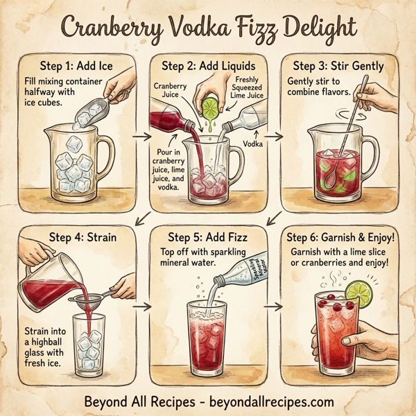 Cranberry Vodka Fizz Delight instructions