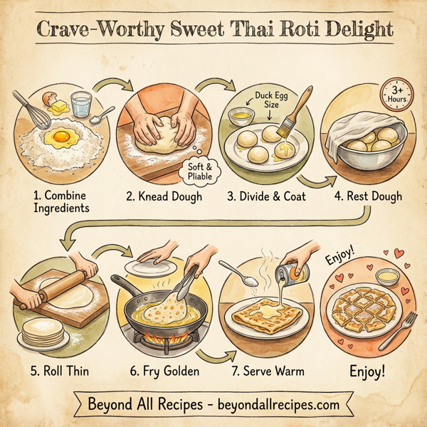 Crave-Worthy Sweet Thai Roti Delight instructions