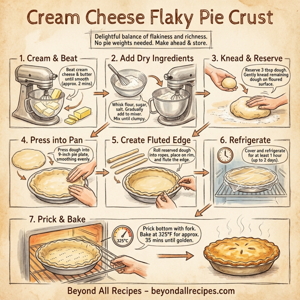 Cream Cheese Flaky Pie Crust instructions