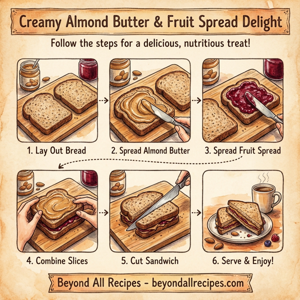 Creamy Almond Butter & Fruit Spread Delight instructions