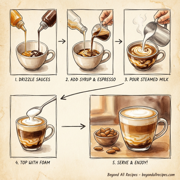 Creamy Almond Butterscotch Dream Latte instructions