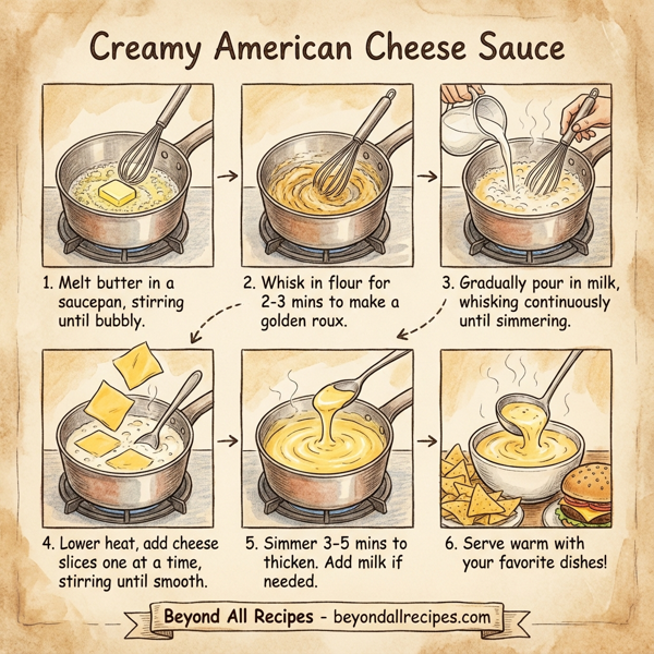 Creamy American Cheese Sauce instructions