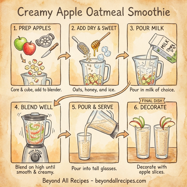 Creamy Apple Oatmeal Smoothie instructions