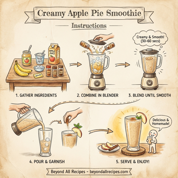 Creamy Apple Pie Smoothie instructions