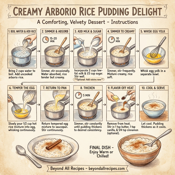 Creamy Arborio Rice Pudding Delight instructions