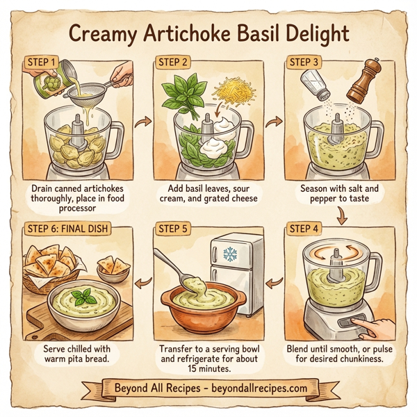 Creamy Artichoke Basil Delight instructions